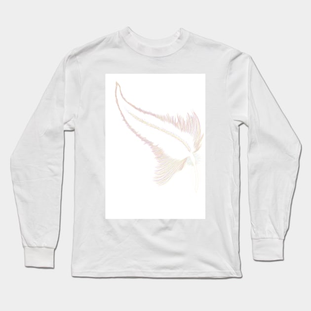 feather Long Sleeve T-Shirt by rosssart